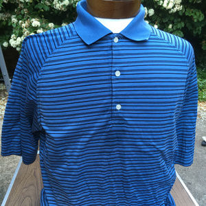 Bobby Jones Men's Golf Polo Sapphire Blue Shirt